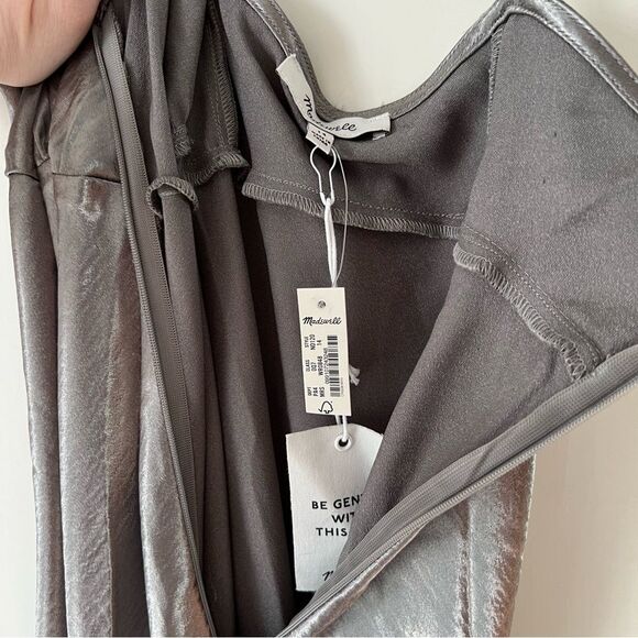 Madewell Silver Midi Dress - Picture 10 of 11